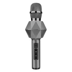 DIAMOND K7 беспроводной «Bluetooth» Караоке микрофон, серебристый цена и информация | Микрофоны | kaup24.ee