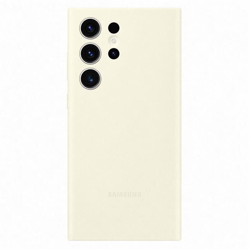 Samsung kaitseümbris Galaxy S23 Ultra Silicone Cover, valge цена и информация | Telefoni kaaned, ümbrised | kaup24.ee