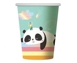 Бумажные стаканчики Dreamy Panda, 266 мл, 12 шт. цена и информация | Праздничная одноразовая посуда | kaup24.ee