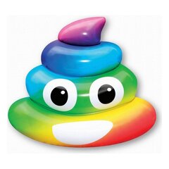 Õhkmadrats Rainbow Poo (107 x 121 x 26 cm) hind ja info | Täispuhutavad veemänguasjad ja ujumistarbed | kaup24.ee