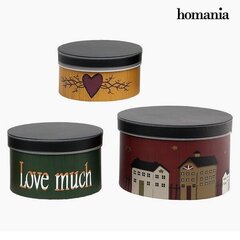 Декоративный шкафчик Homania 2687 (3 pcs) цена и информация | Ящики для вещей | kaup24.ee