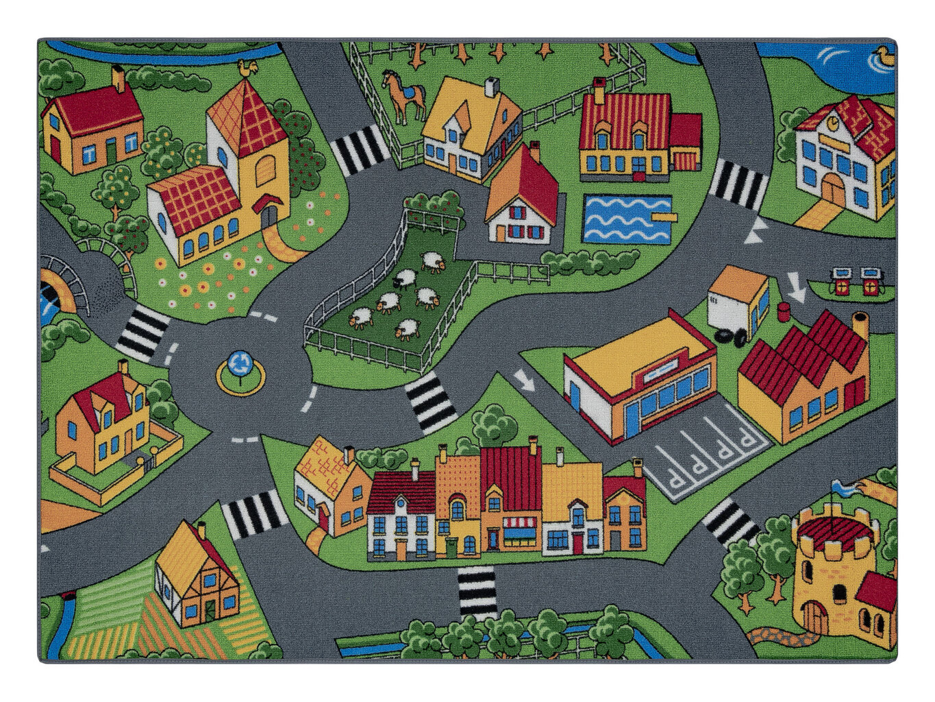 Rugsx vaip Rebel Roads Village life 90 95x133 cm цена и информация | Vaibad | kaup24.ee