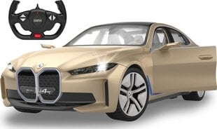 Raadio teel juhitav auto Rastar BMW i4 Concept, kuldne цена и информация | Игрушки для мальчиков | kaup24.ee