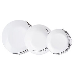 Посуда Arcopal Domitille, белая (18 шт.) цена и информация | Посуда, тарелки, обеденные сервизы | kaup24.ee