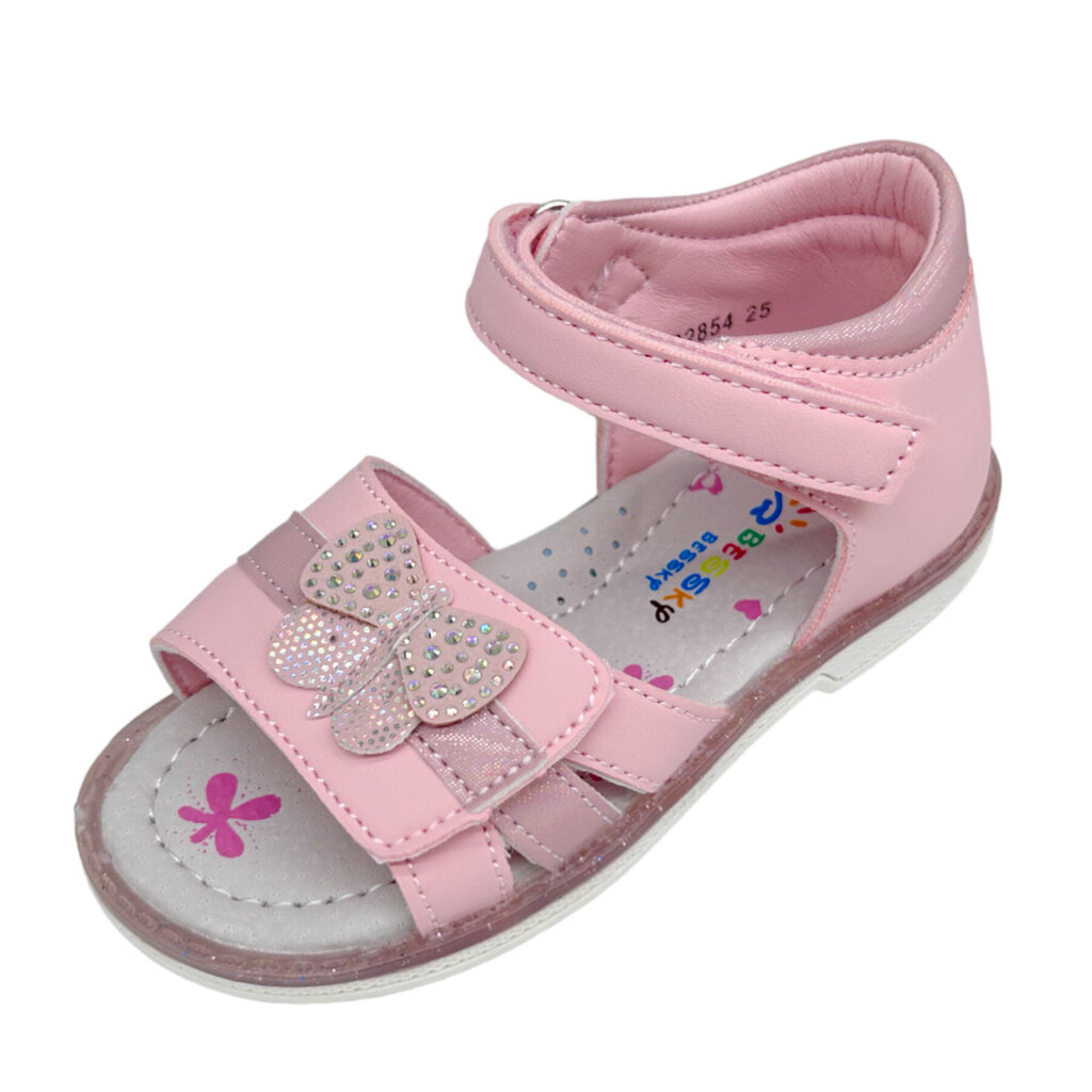 Tüdrukute sandaalid, roosa hind ja info | Laste sandaalid | kaup24.ee