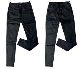 Mustad nahaimitatsiooniga püksid hind ja info | Naiste teksad | kaup24.ee
