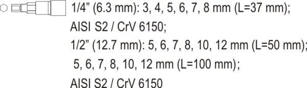 6-kant padruniotste kohver 1/4" + 1/2" 18osa 7752 цена и информация | Käsitööriistad | kaup24.ee