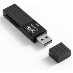 XO XO DK05B Устройство чтения карт памяти USB 3.0 2W1 (черный) цена и информация | Адаптер Aten Video Splitter 2 port 450MHz | kaup24.ee