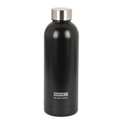 Roostevabast Terasest Plasku Safta Black 500 ml, must цена и информация | Фляги для воды | kaup24.ee