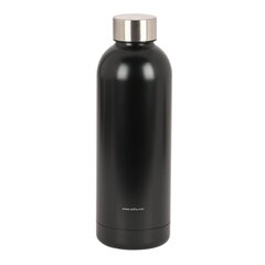 Термобутылка из нержавеющей стали Safta Black цена и информация | Бутылки для воды | kaup24.ee