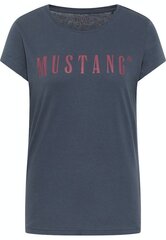 Женская футболка Mustang 1013222*4085, синяя 4058823092326 цена и информация | Женские футболки | kaup24.ee