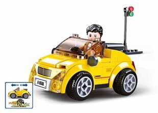 Конструктор Sluban Pull-Back Yellow Cabrio, 85 д. цена и информация | Конструкторы и кубики | kaup24.ee