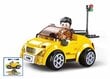 Konstruktor Sluban Pull-Back Yellow Cabrio, 85 tk hind ja info | Klotsid ja konstruktorid | kaup24.ee