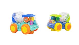 Liikuv mänguasi Betooniveok valguse ja heliga Gearcar, 22 cm hind ja info | Poiste mänguasjad | kaup24.ee