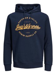 Jack & Jones meeste dressipluus 12236185*03, tumesinine 5715426226327 цена и информация | Мужские толстовки | kaup24.ee