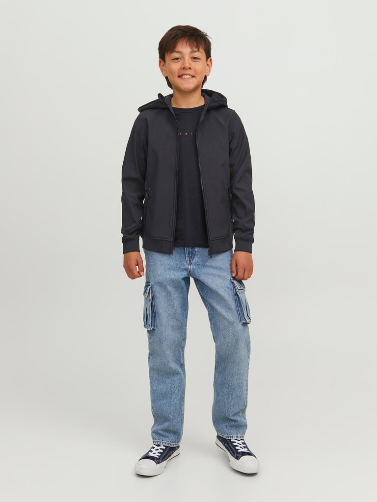 Jack & Jones laste jope 12236738*01, must 5715424835392 цена и информация | Poiste joped | kaup24.ee