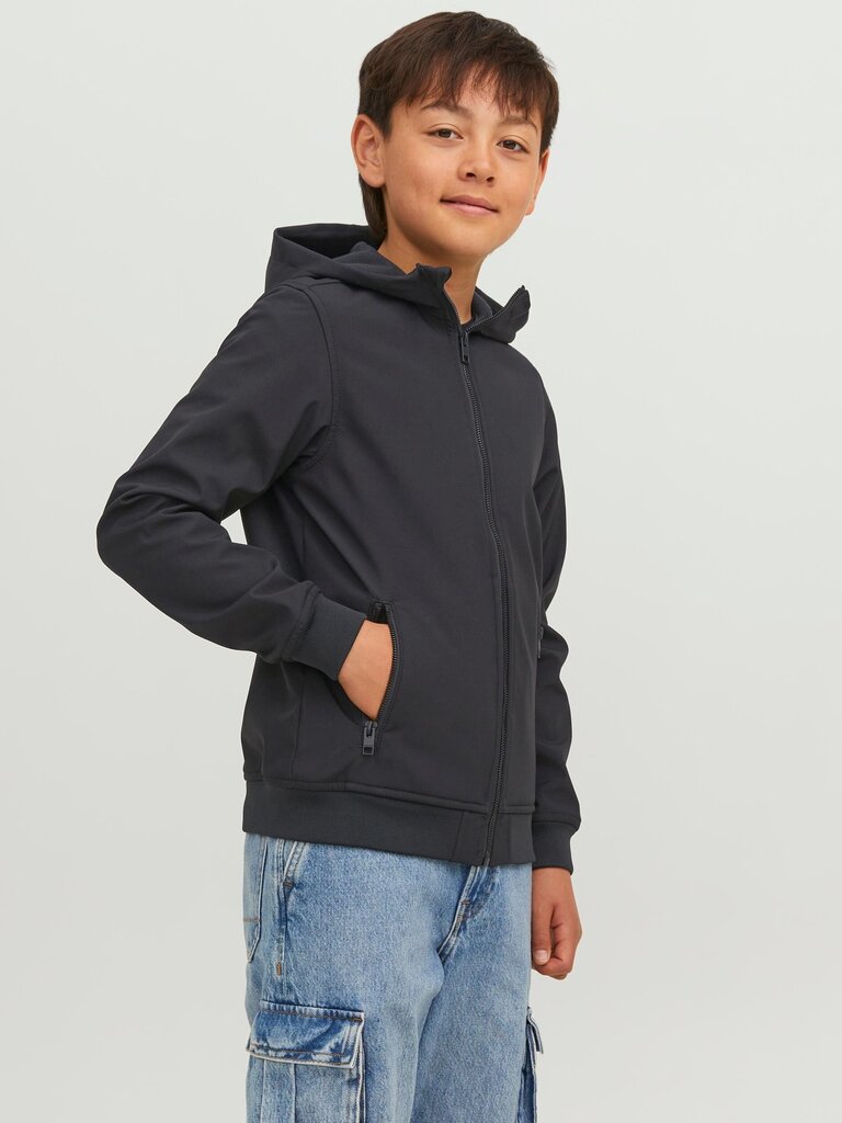 Jack & Jones laste jope 12236738*01, must 5715424835392 цена и информация | Poiste joped | kaup24.ee