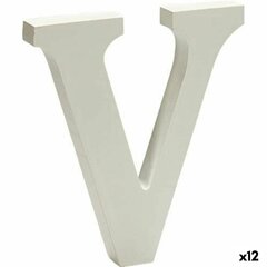 Декор письмо V (1,8 x 21 x 17 cm) (12 штук) цена и информация | Детали интерьера | kaup24.ee