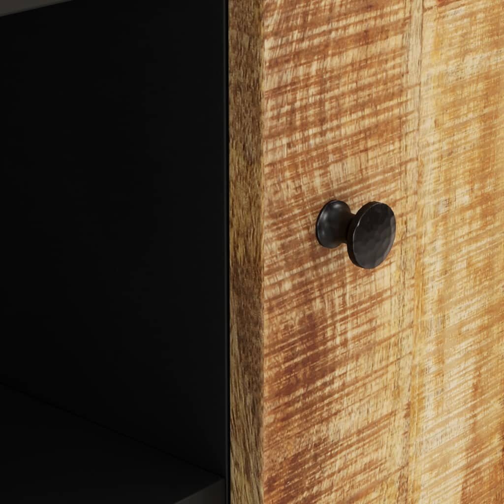 vidaXL puhvetkapp 2 uksega, 90 x 33 x 75 cm, mangopuit hind ja info | Vitriinkapid | kaup24.ee