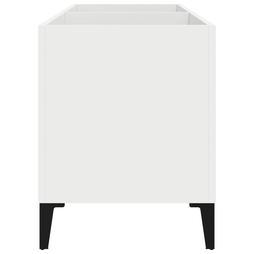 vidaXL plaadikapp, valge, 74,5 x 38 x 48 cm, tehispuit hind ja info | Kapid | kaup24.ee