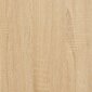 vidaXL plaadikapp, Sonoma tamm, 74,5 x 38 x 48 cm, tehispuit hind ja info | Kapid | kaup24.ee