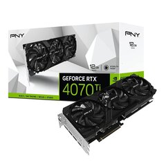 PNY GeForce RTX 4070 Ti Verto Triple Fan DLSS 3 (VCG4070T12TFXPB1) hind ja info | Videokaardid (GPU) | kaup24.ee