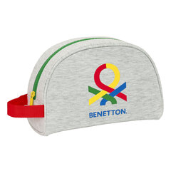 Школьный несессер Benetton Pop Серый (28 x 18 x 10 cm) цена и информация | Школьные рюкзаки, спортивные сумки | kaup24.ee