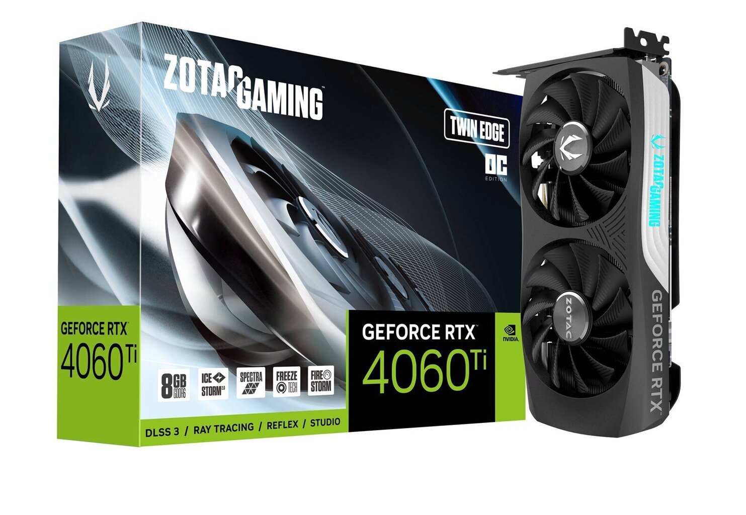 Zotac Gaming GeForce RTX 4060 Ti Twin Edge OC (ZT-D40610H-10M) hind ja info | Videokaardid (GPU) | kaup24.ee