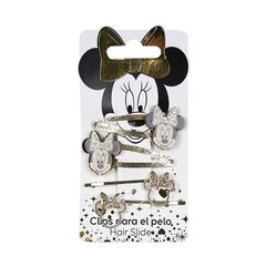 Позолоченные заколки Hair Clips Minnie Mouse, 4 шт. цена и информация | Аксессуары для волос | kaup24.ee