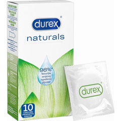 Презервативы Durex Naturals, 10 шт цена и информация | Презервативы | kaup24.ee