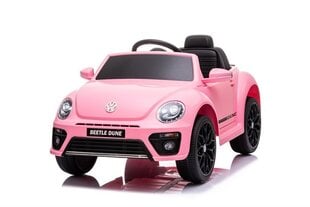 Одноместный детский электромобиль VW Beetle Dune Mini, розовый цвет цена и информация | Электромобили для детей | kaup24.ee