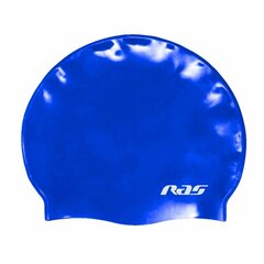Шапочка для плавания Ras, синяя цена и информация | Шапочки для плавания | kaup24.ee