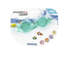 Очки для плавания Bestway Hydro-Swim, зеленые цена и информация | Очки для плавания StoreXO, черные | kaup24.ee