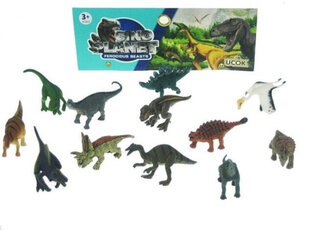 Dinosauruse kujude komplekt Jin, 7-10 cm цена и информация | Развивающие игрушки | kaup24.ee