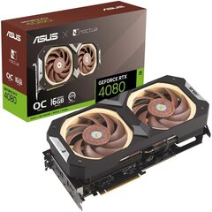 Asus GeForce RTX 4080 Noctua OC Edition (RTX4080-O16G-NOCTUA) цена и информация | Видеокарты | kaup24.ee