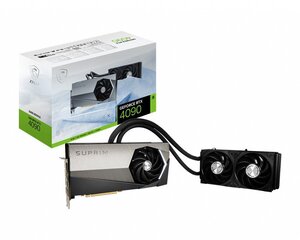 MSI GeForce RTX 4090 Suprim Liquid X 24G (V510-007R) цена и информация | Видеокарты | kaup24.ee
