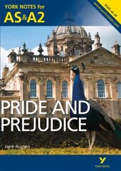 Pride and Prejudice: York Notes for AS & A2 цена и информация | Исторические книги | kaup24.ee