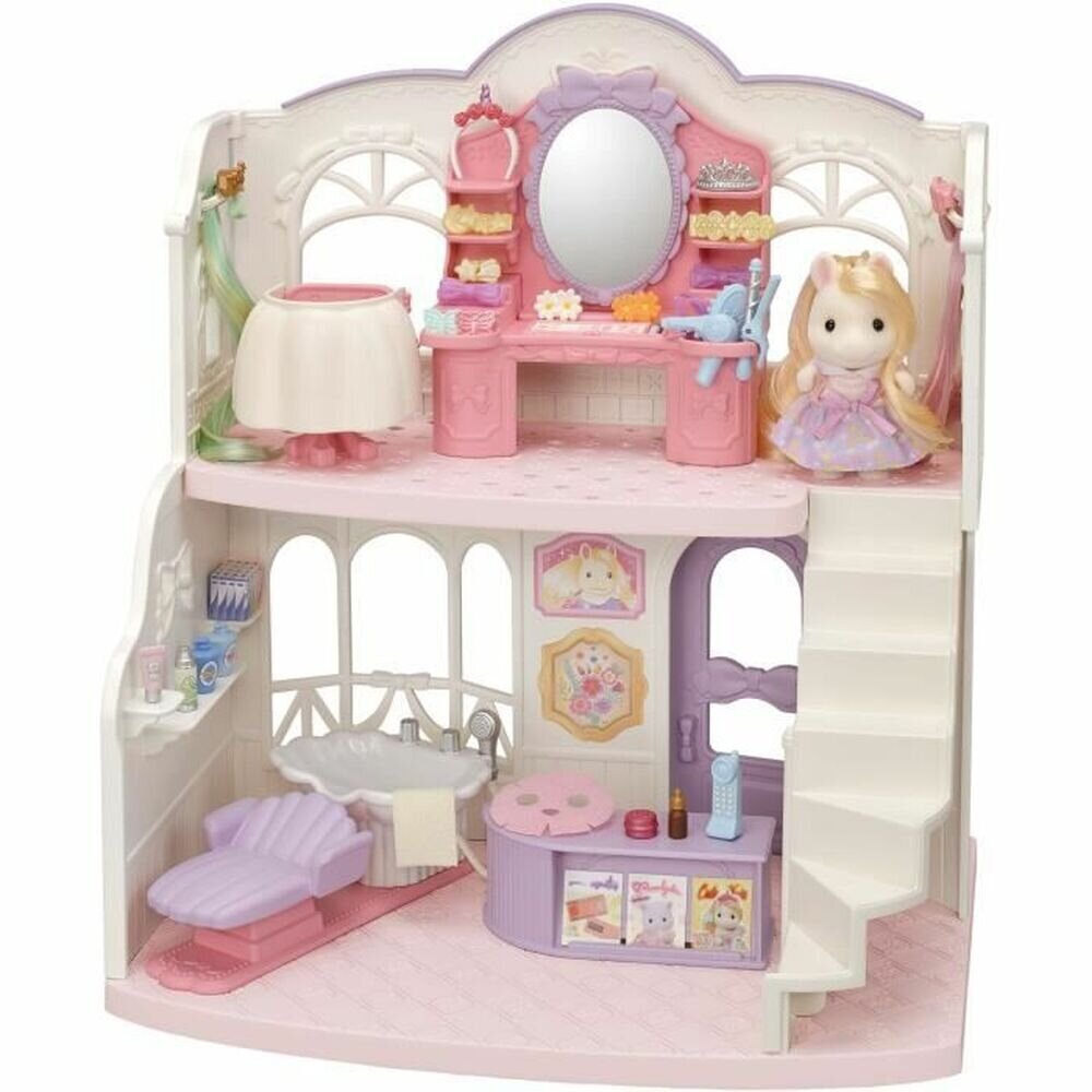 Sylvanian Families mängukomplekt Pony's Stylish Hair Salon 5642 цена и информация | Tüdrukute mänguasjad | kaup24.ee