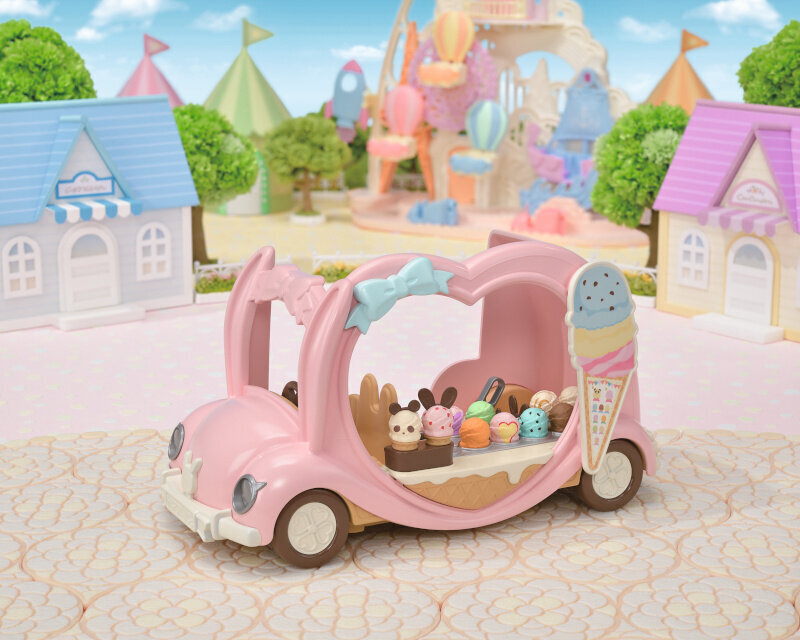 Sylvanian Families mängukomplekt Ice Cream Truck hind ja info | Tüdrukute mänguasjad | kaup24.ee