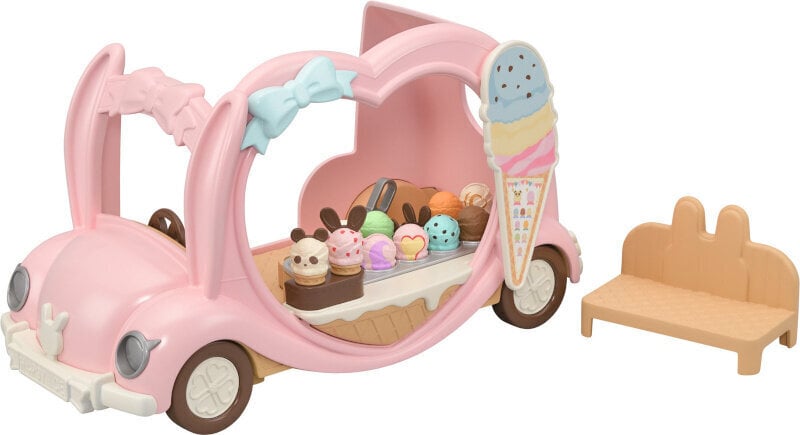 Sylvanian Families mängukomplekt Ice Cream Truck цена и информация | Tüdrukute mänguasjad | kaup24.ee