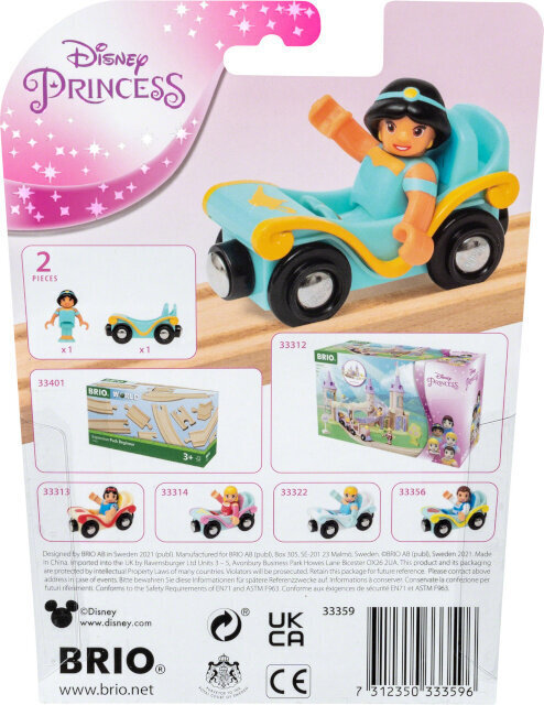 Brio mängurong Disney Princess Jasmine & Wagon, 33359 цена и информация | Tüdrukute mänguasjad | kaup24.ee