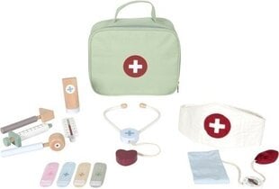 Little Dutch puidust arstikomplekt Doctor's Bag Playset, 13-osaline цена и информация | Игрушки для девочек | kaup24.ee