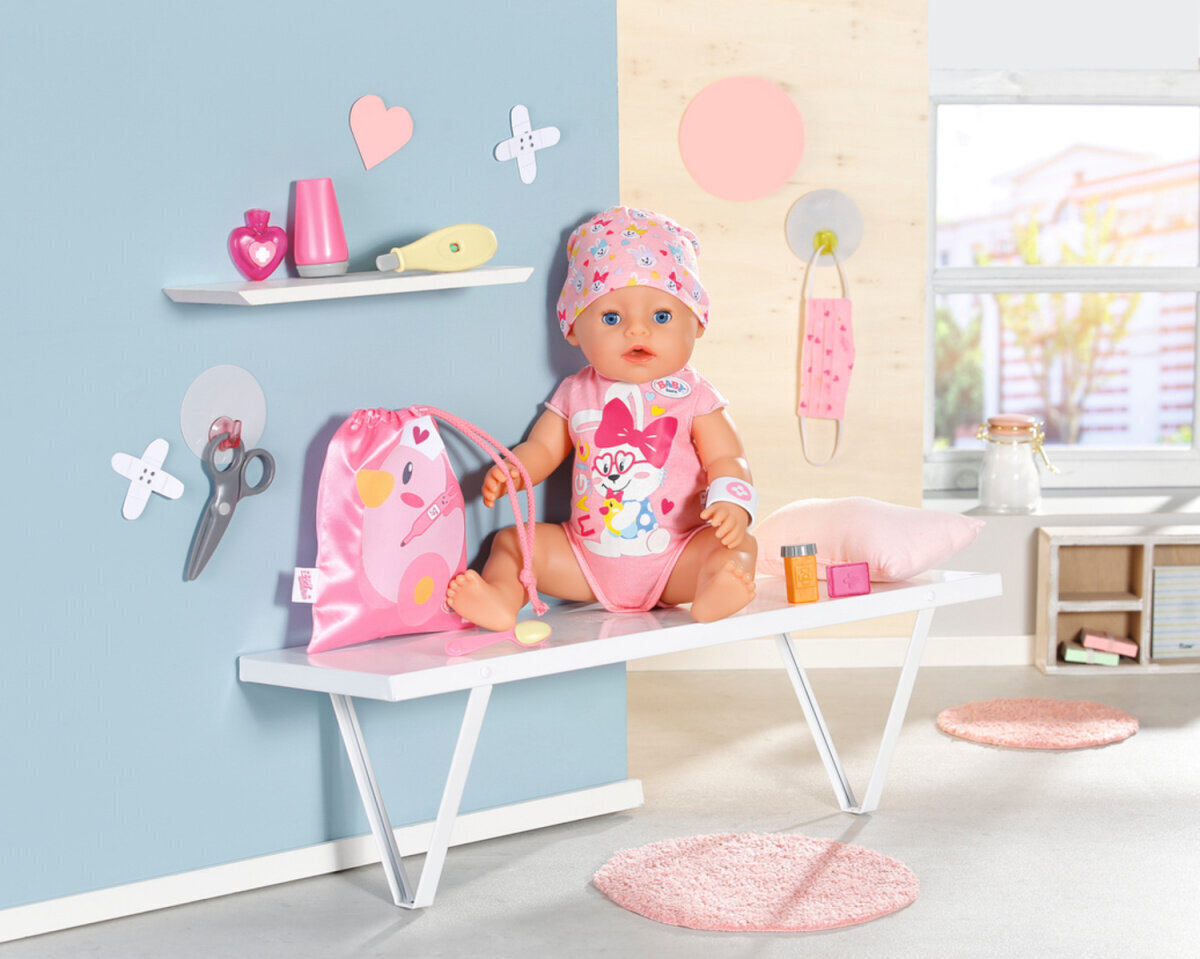 Zapf nukutarvikud Baby Born First aid kit 834091 цена и информация | Tüdrukute mänguasjad | kaup24.ee