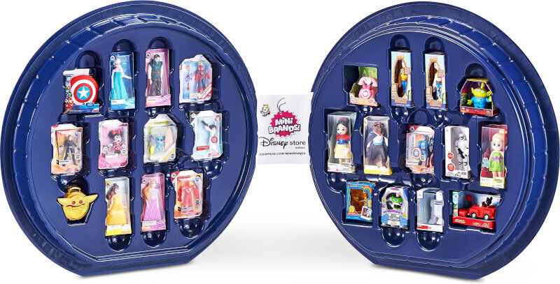 5 Surprise mängukomplekt Disney Store Mini Brands Collectors Housing hind ja info | Poiste mänguasjad | kaup24.ee