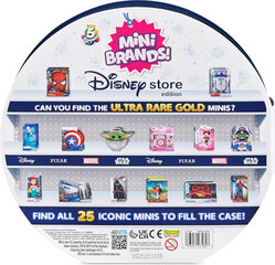5 Surprise mängukomplekt Disney Store Mini Brands Collectors Housing hind ja info | Poiste mänguasjad | kaup24.ee