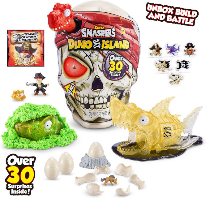 Smashers mängukomplekt Dino Island Skull цена и информация | Poiste mänguasjad | kaup24.ee
