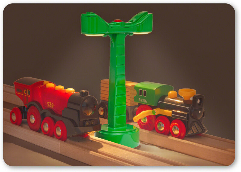 Brio valgusti World Railway Light, 33836 hind ja info | Poiste mänguasjad | kaup24.ee