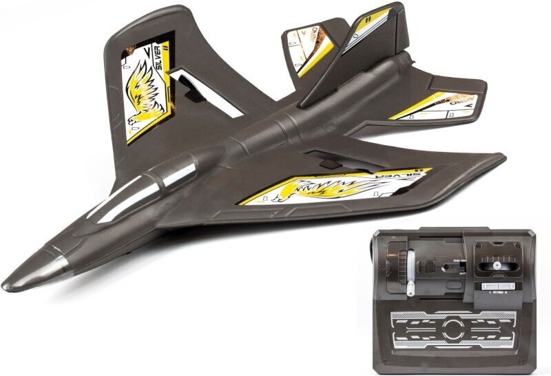 Flybotic RC helikopter Plane X-Twin Evo Style B Aircraft, kollane/must hind ja info | Poiste mänguasjad | kaup24.ee