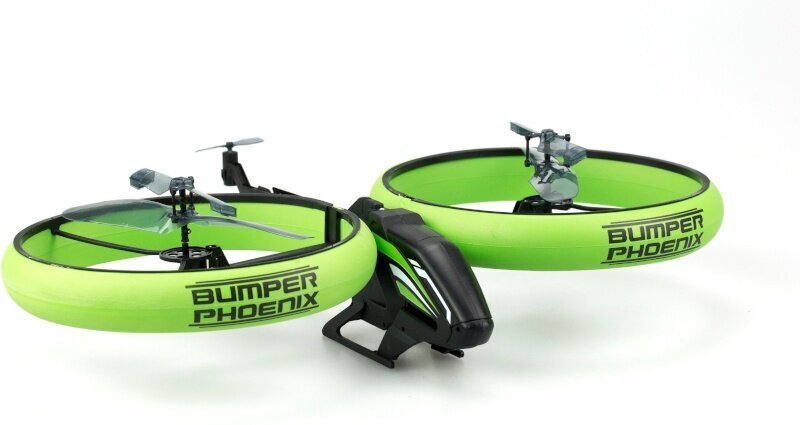 Flybotic RC helikopter Bumber Phoenix, roheline hind ja info | Poiste mänguasjad | kaup24.ee