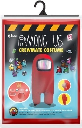 Among Us täispuhutav kostüüm, suur hind ja info | Poiste mänguasjad | kaup24.ee